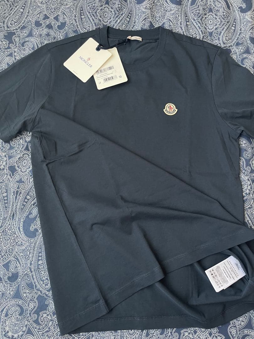 MONCLER Tシャツ Lサイズ ネイビー