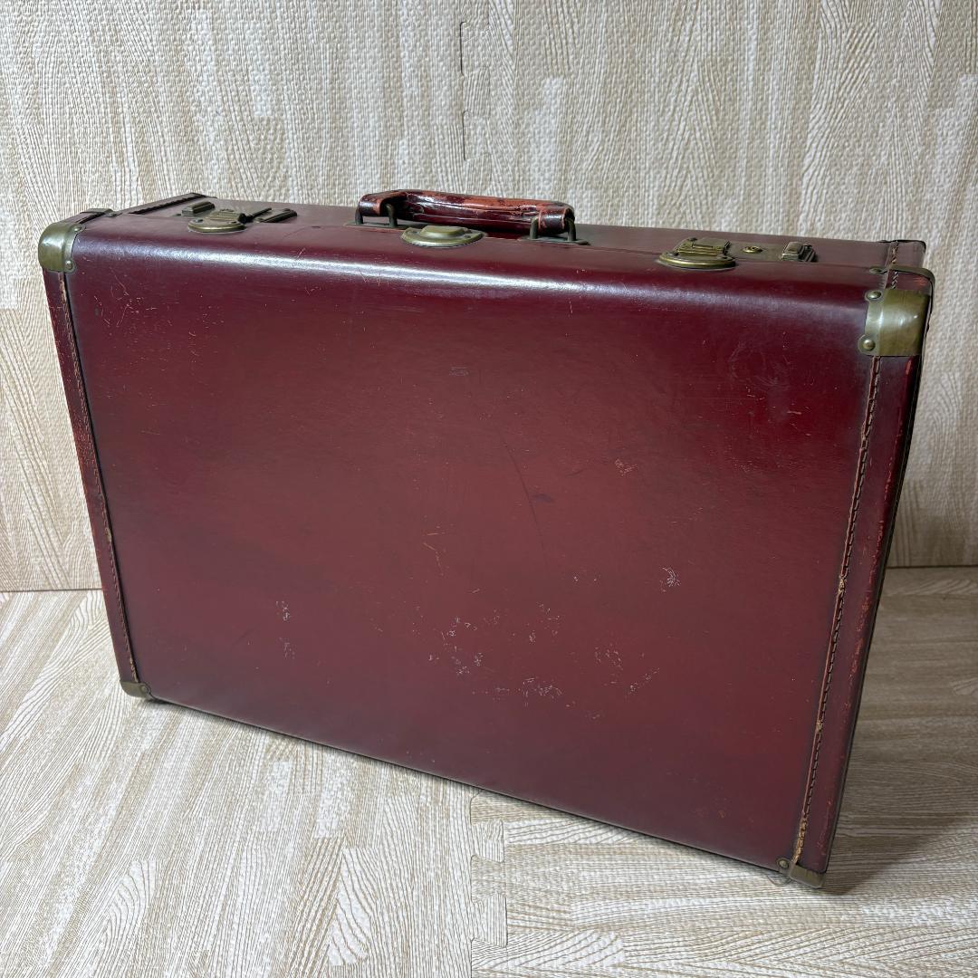 トランクケース ヴィンテージ レトロ スーツケース トランクボックス レザー