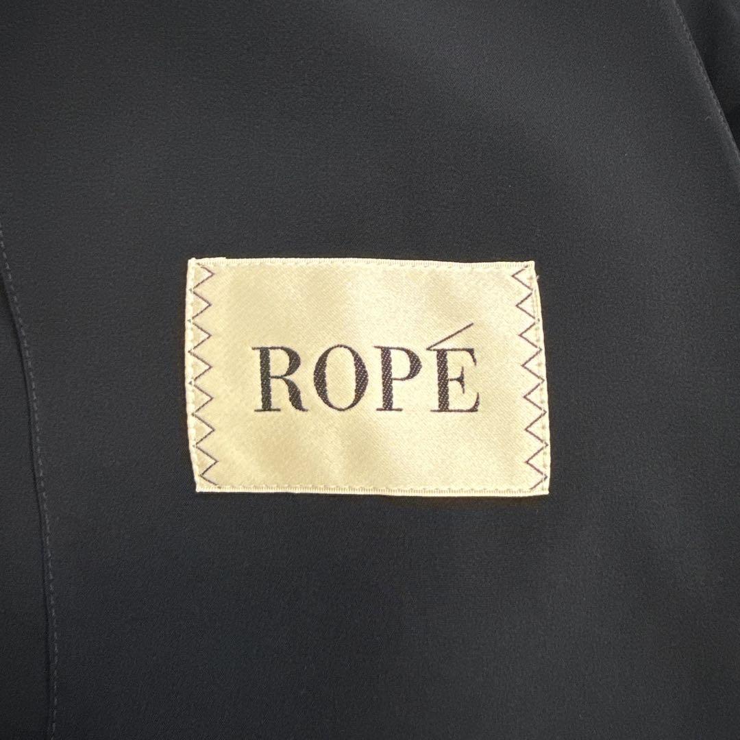 【極美品】ROPE ロペ スーツ ノーカラー ネイビー 金ボタン 40
