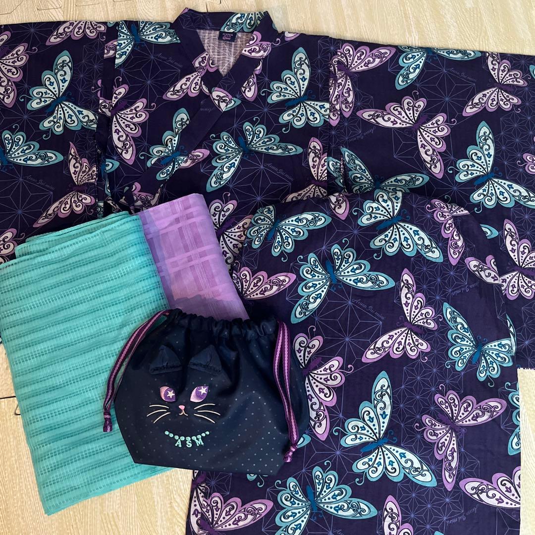 アナスイミニ　140 浴衣セット♡ 巾着付き