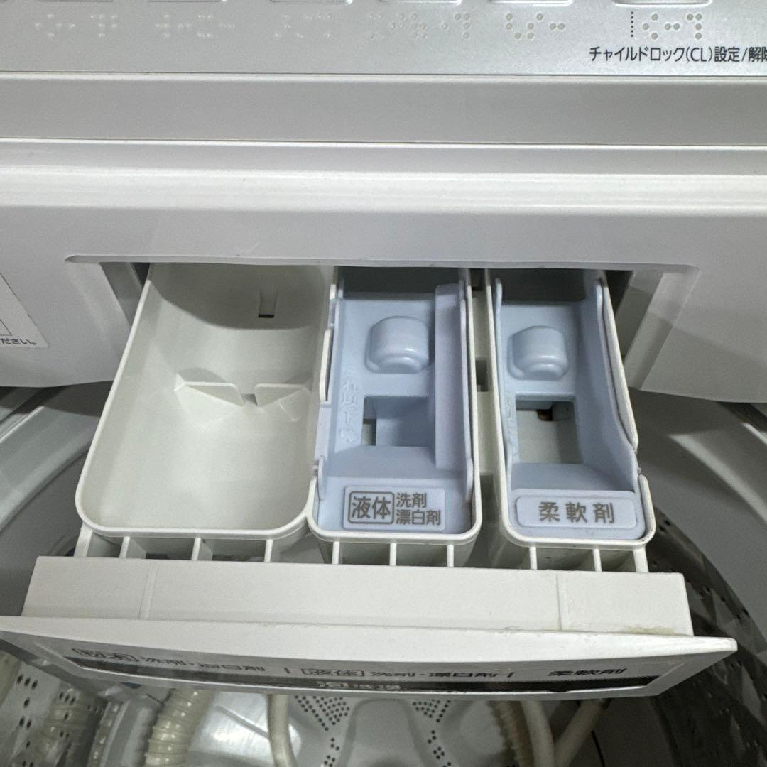 Panasonic NA-FA80H5縦型2017年製//8kg//作動確認済み