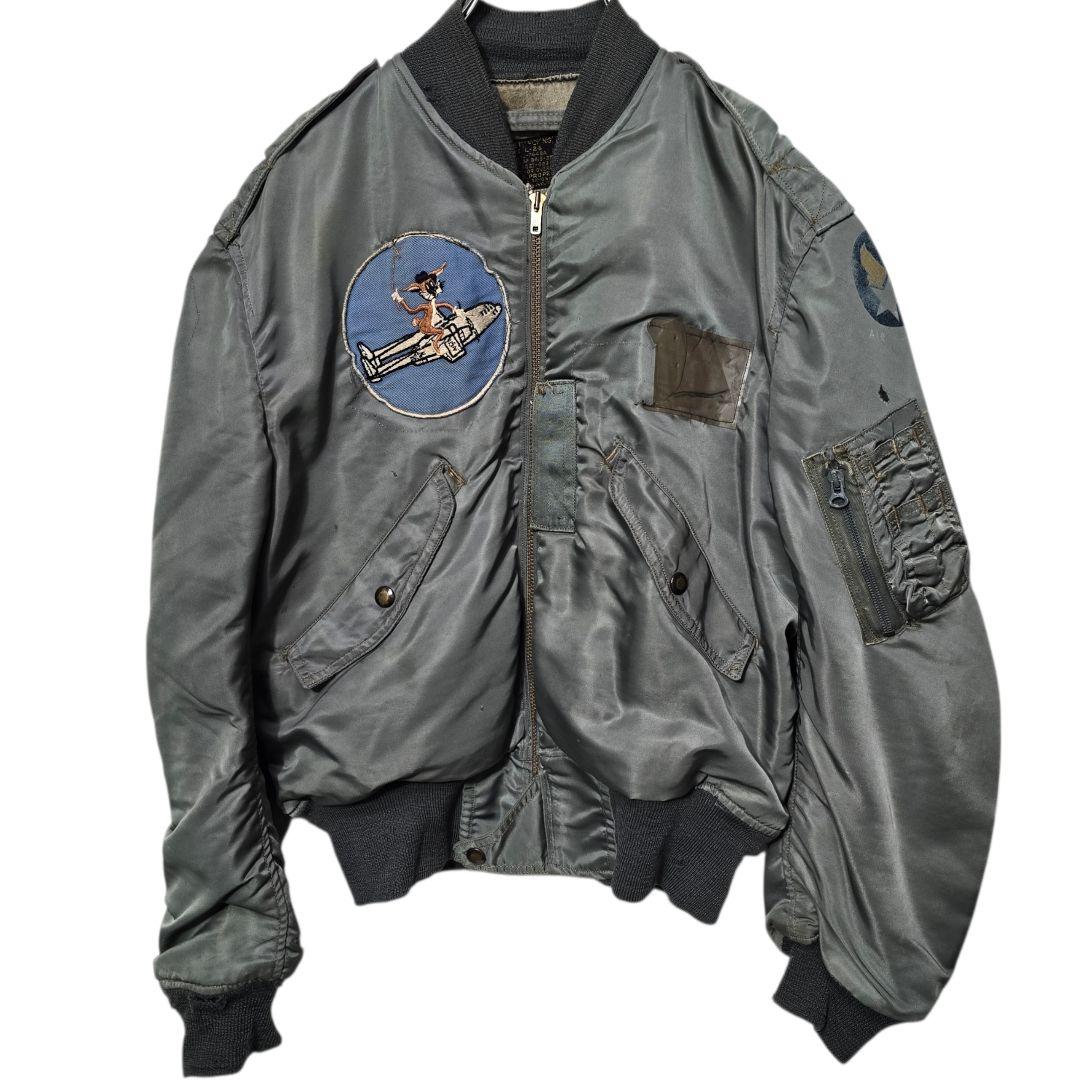 実物 USAF L-2B 50s Blue Anchor フライトジャケット