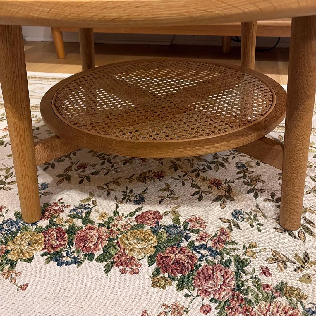 【もんちゃん♡】unico SOLK(ソルク)　ローテーブル Φ760