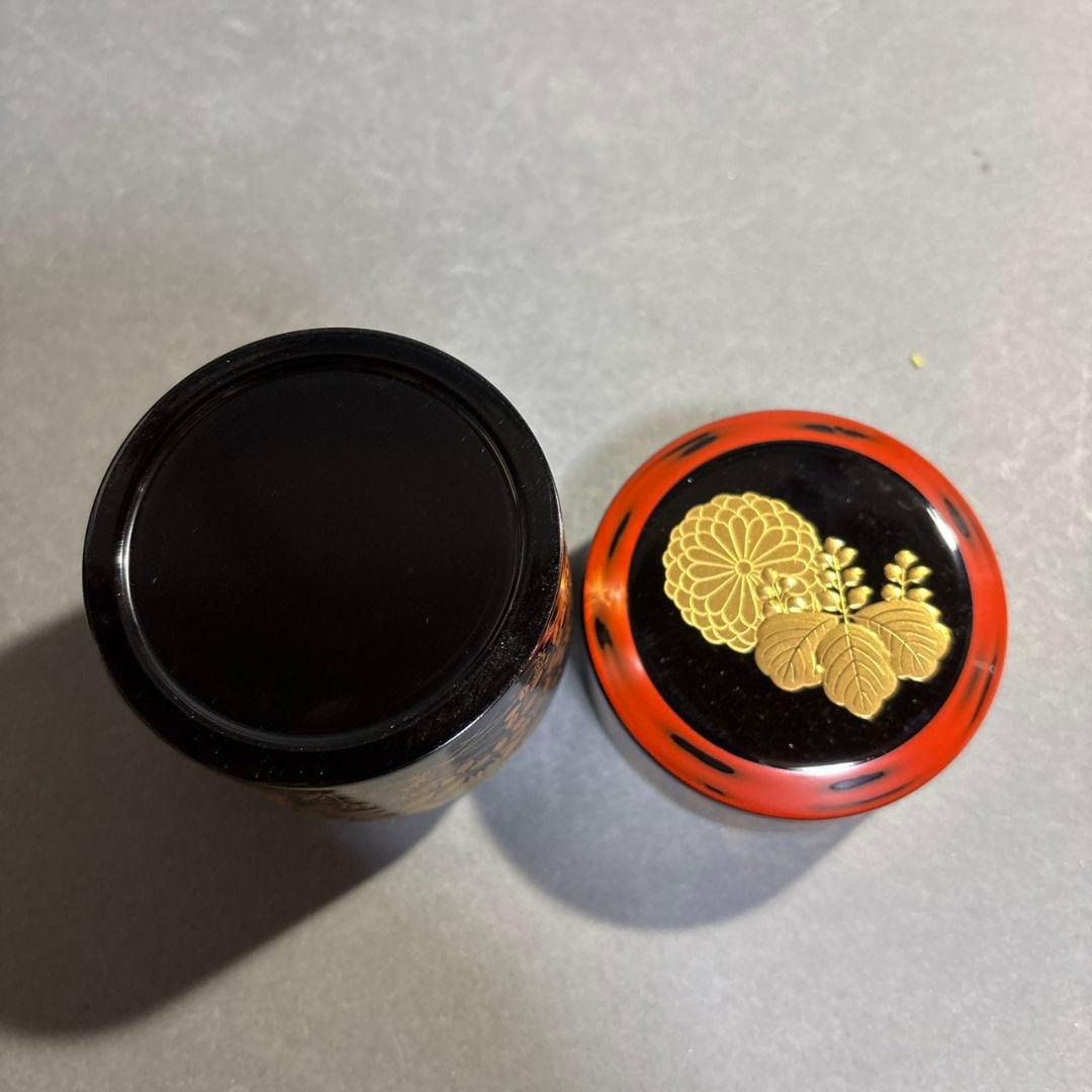 茶道具　和田寿峰　菊桐秋草蒔絵　茶器　共箱