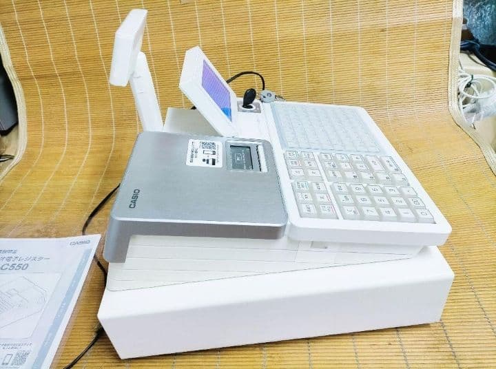 カシオレジスター　SR-CS550　スマホ連携Bluetooth　599959