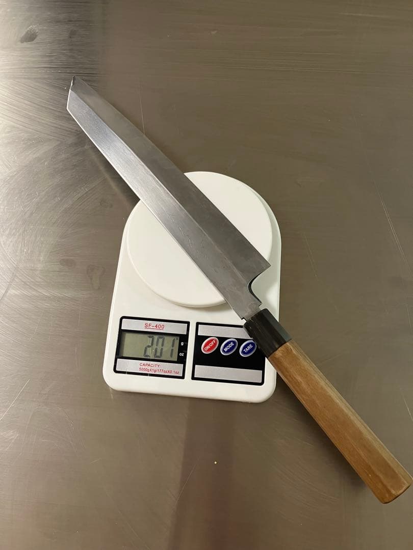 本焼　切付包丁　270mm 薄刃包丁 真改作 ￼刺身包丁