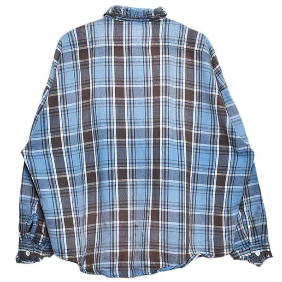 SAINT Mxxxxxx セントマイケル チェックシャツ ヘビネル ネルシャツ