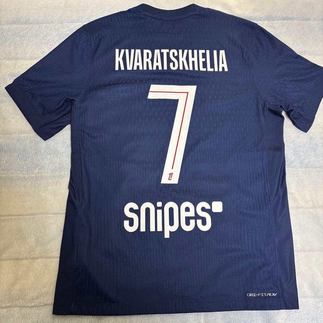 パリサンジェルマン25-26 クヴァラツヘリア　オーセンティック選手着用モデル