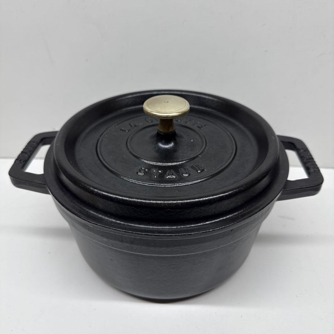STAUB La Cocotte 黒 鍋 20センチ ストウブ 両手鍋