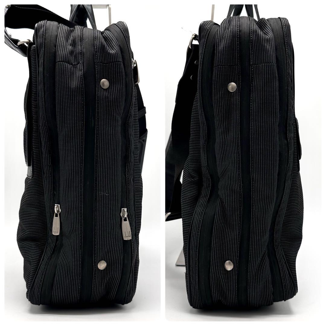 良品 dunhill AVORITIES ガーメントバッグ2way ブラック