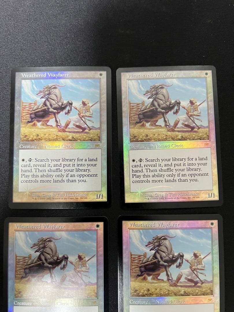 雨ざらしの旅人 foil 4枚セット mtg