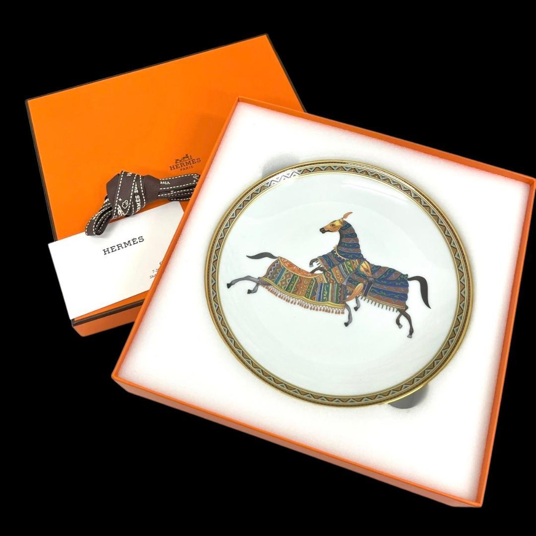 未使用　HERMES　エルメス　シュヴァルドリアン　プレート　ホース
