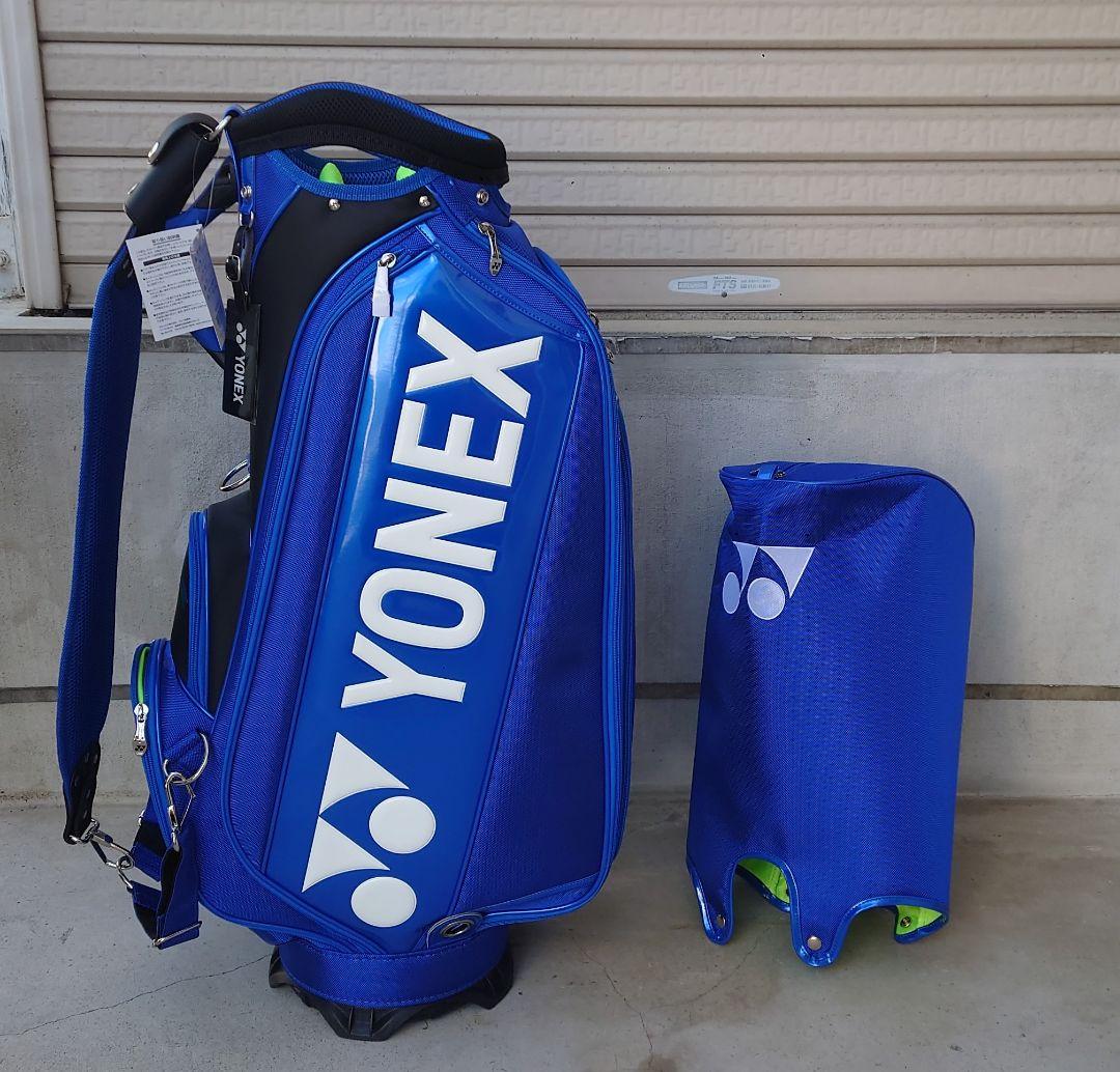 新品未使用！ヨネックスキャディバッグ　ツアーモデル　フード付き