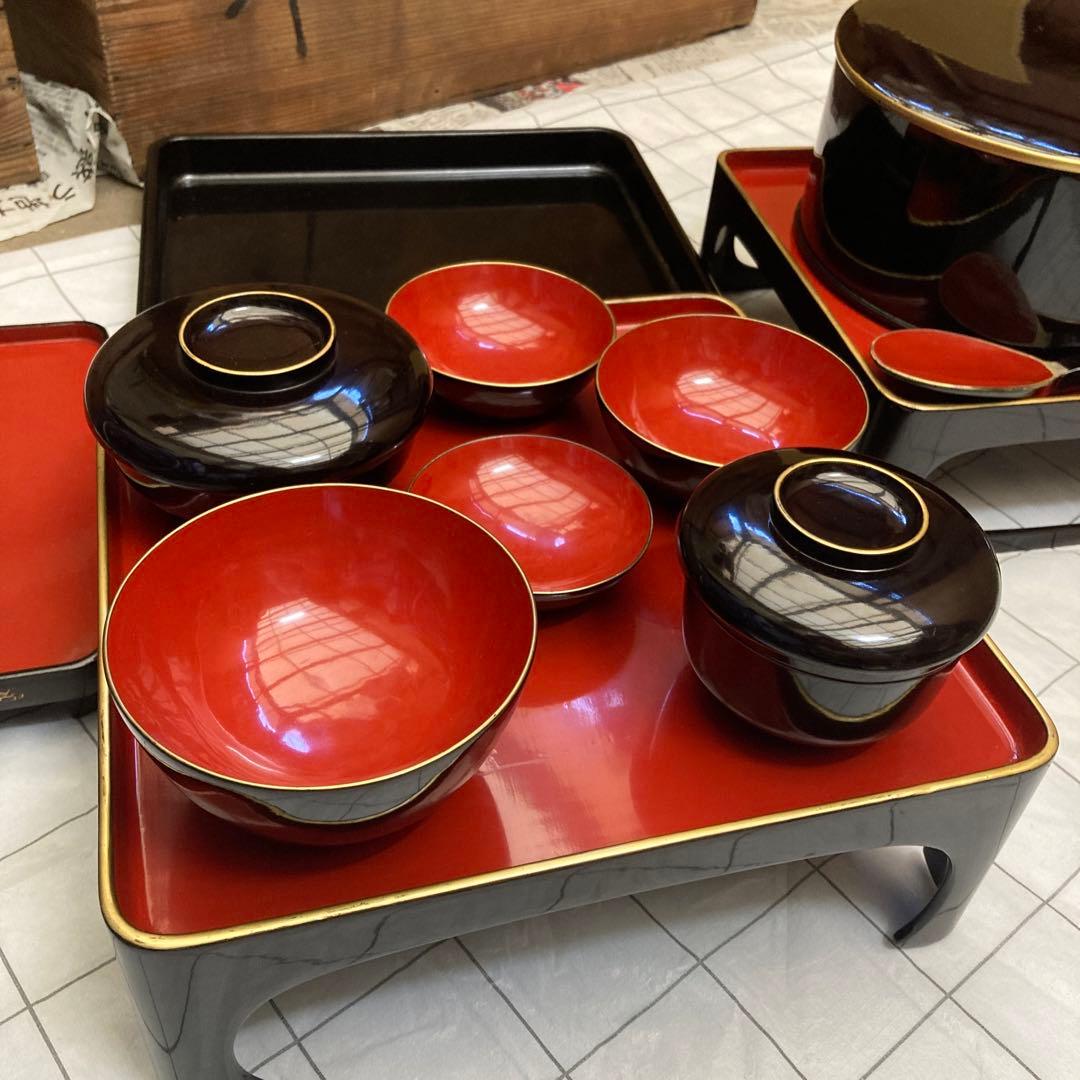 漆器 10組セット 大正末〜昭和初期の時代