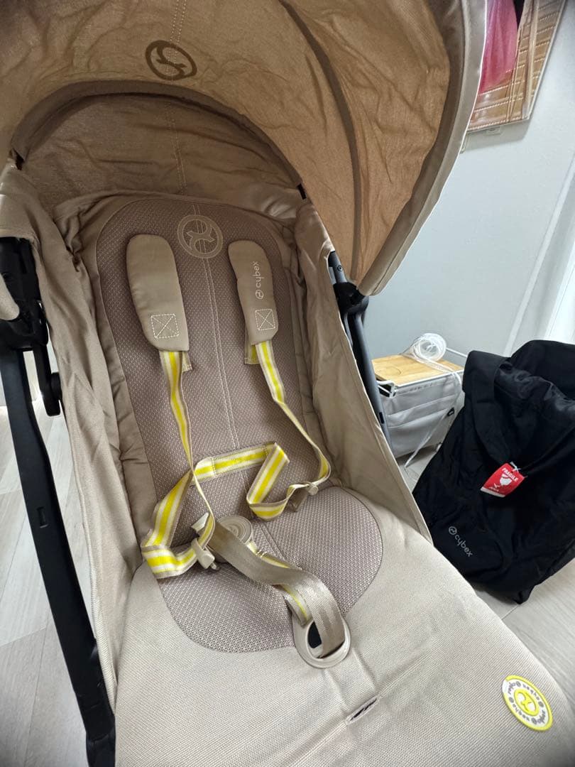 【1度だけ使用】サイベックスリベル2023年モデル　ベージュ　トラベルバック付！