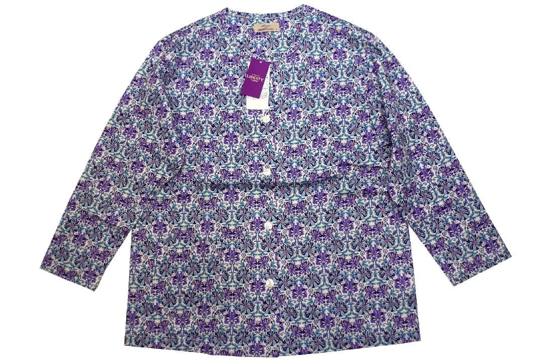 【新品】リバティ LIBERTY fabric　春秋物パジャマ（L)B15日本製