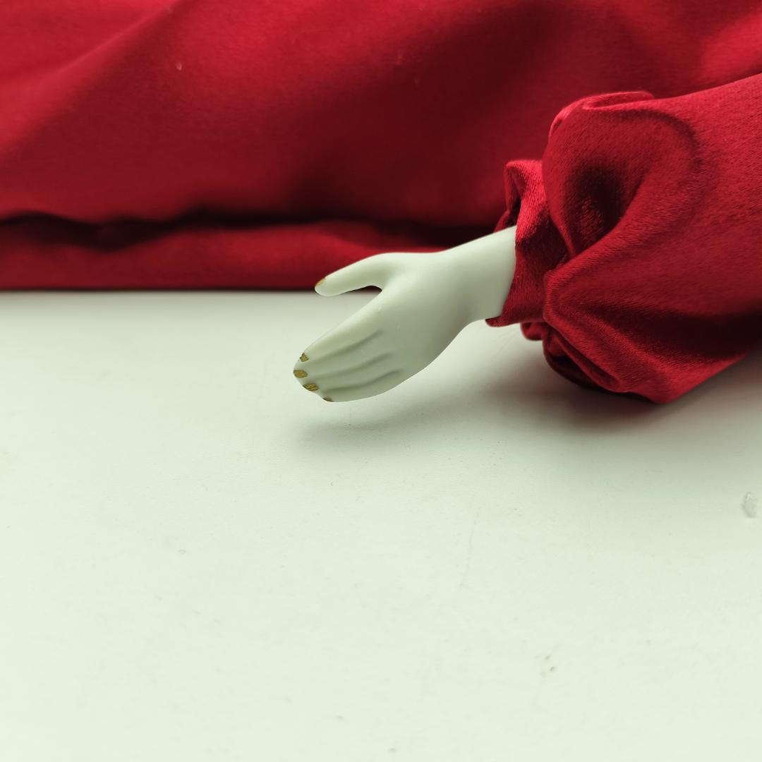 【極美品】1986年製 三協 陶器製 ピエロ人形 52cm ビスクドール風