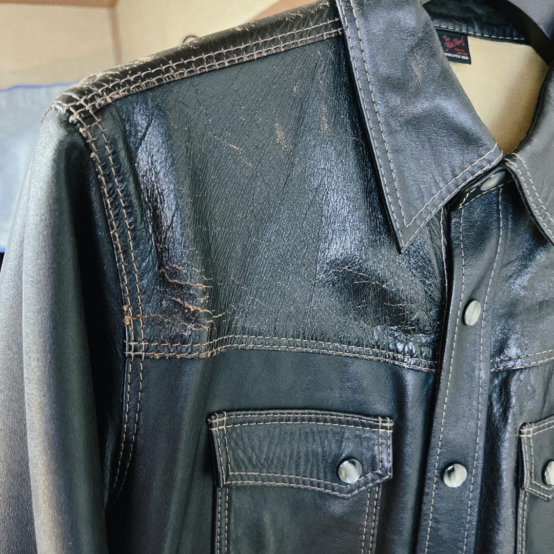 フラットヘッド/レザージャケット ホースハイドシャツジャケット