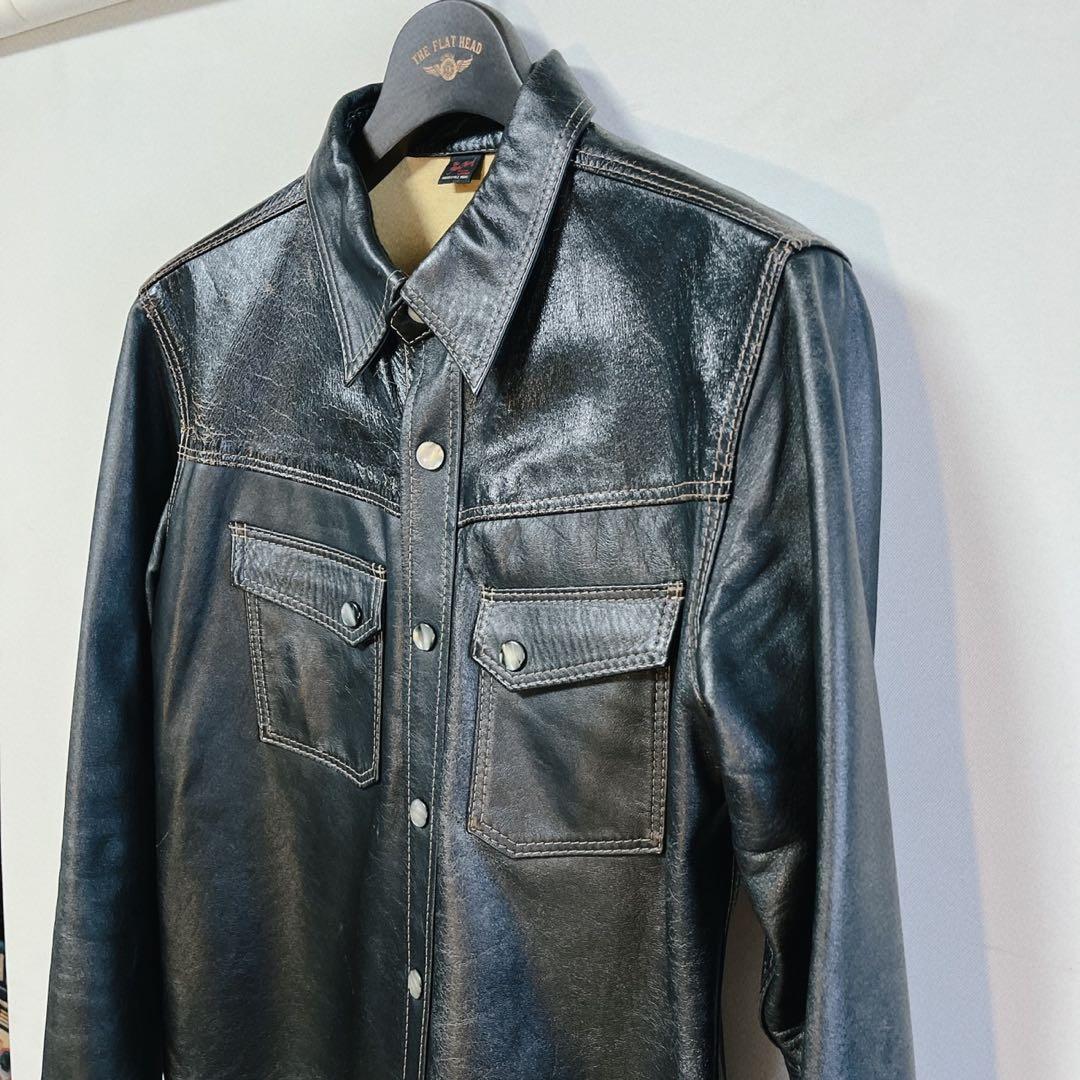 フラットヘッド/レザージャケット ホースハイドシャツジャケット