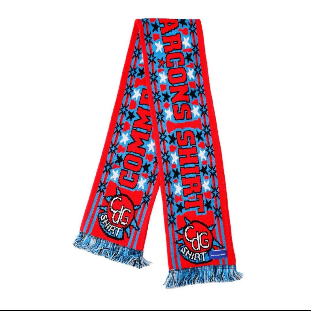 最終値下げ commedesgarcons shirt フットボール　マフラー