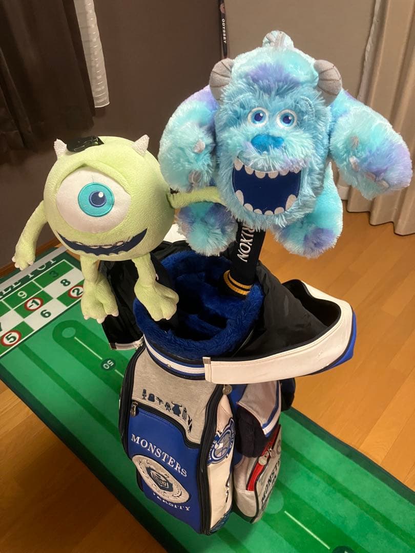 モンスターズ・インク ゴルフバッグ　ヘッドカバー