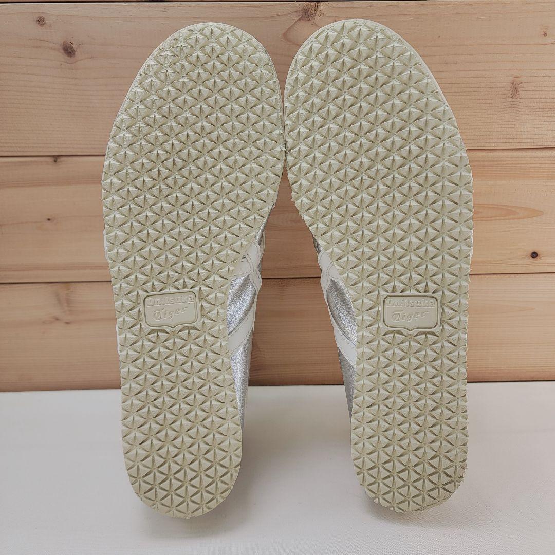 オニツカタイガー メキシコ66 シルバー/ホワイト 24cm