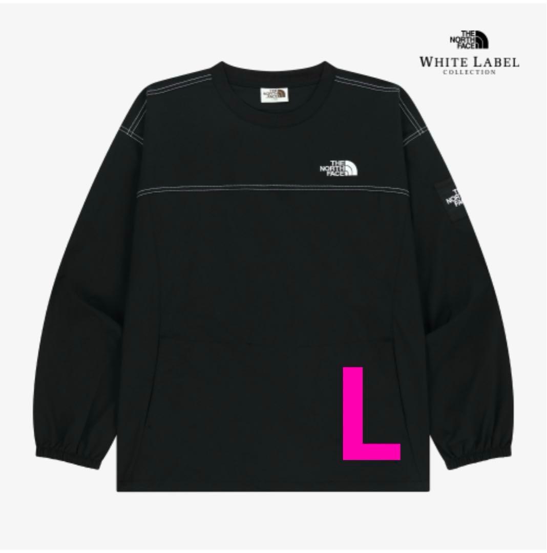 25AW THE NORTH FACE LOGO CREWNECK ブラック　L