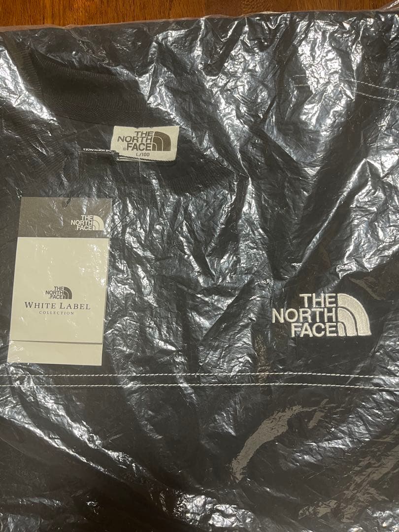 25AW THE NORTH FACE LOGO CREWNECK ブラック　L