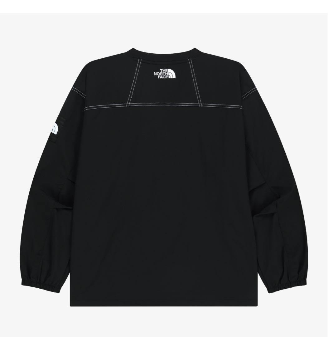 25AW THE NORTH FACE LOGO CREWNECK ブラック　L