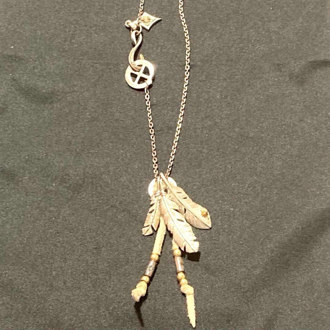 SAAD サード【正規品】フェザーネックレス カスタム シルバー925