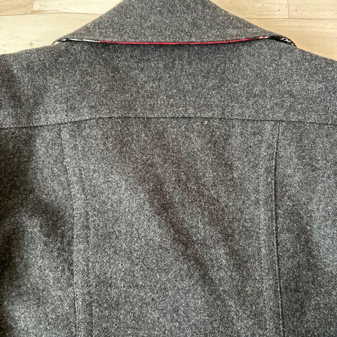 【美品】wこ19 BURBERRYバーバリー　ライダースジャケットsize38