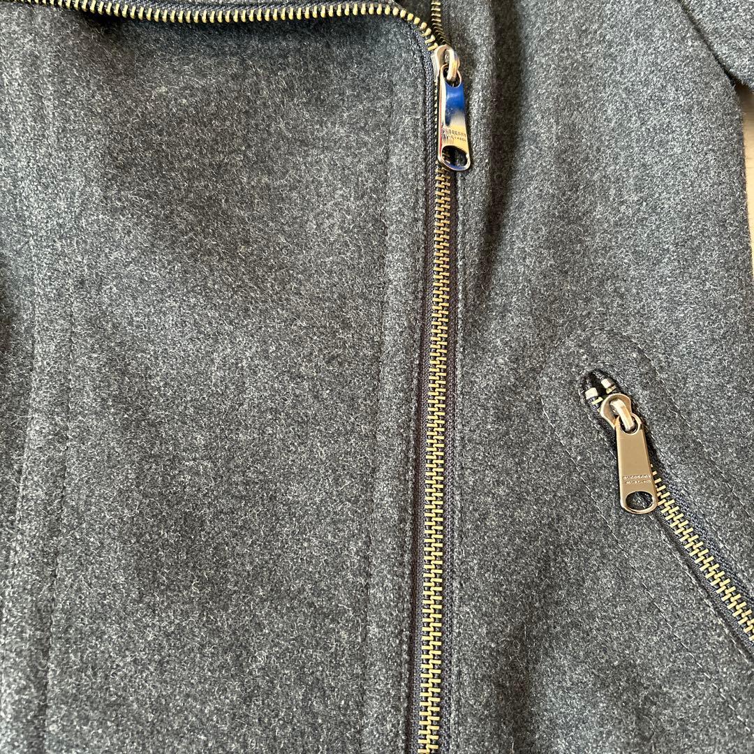 【美品】wこ19 BURBERRYバーバリー　ライダースジャケットsize38