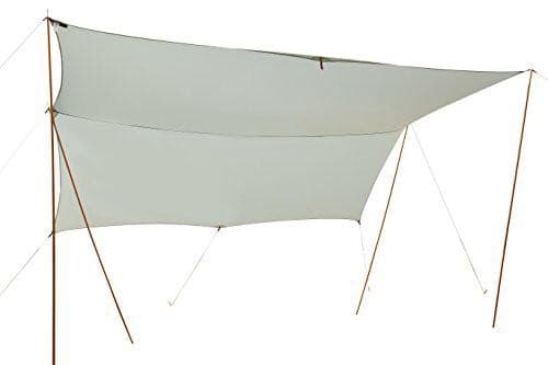 Desert Walker超軽量タープとFIELDOOR アルミポール 2本