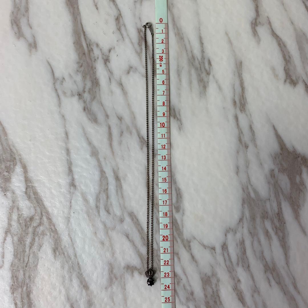 Justin Davis ネックレス ブラック クラウン silver925