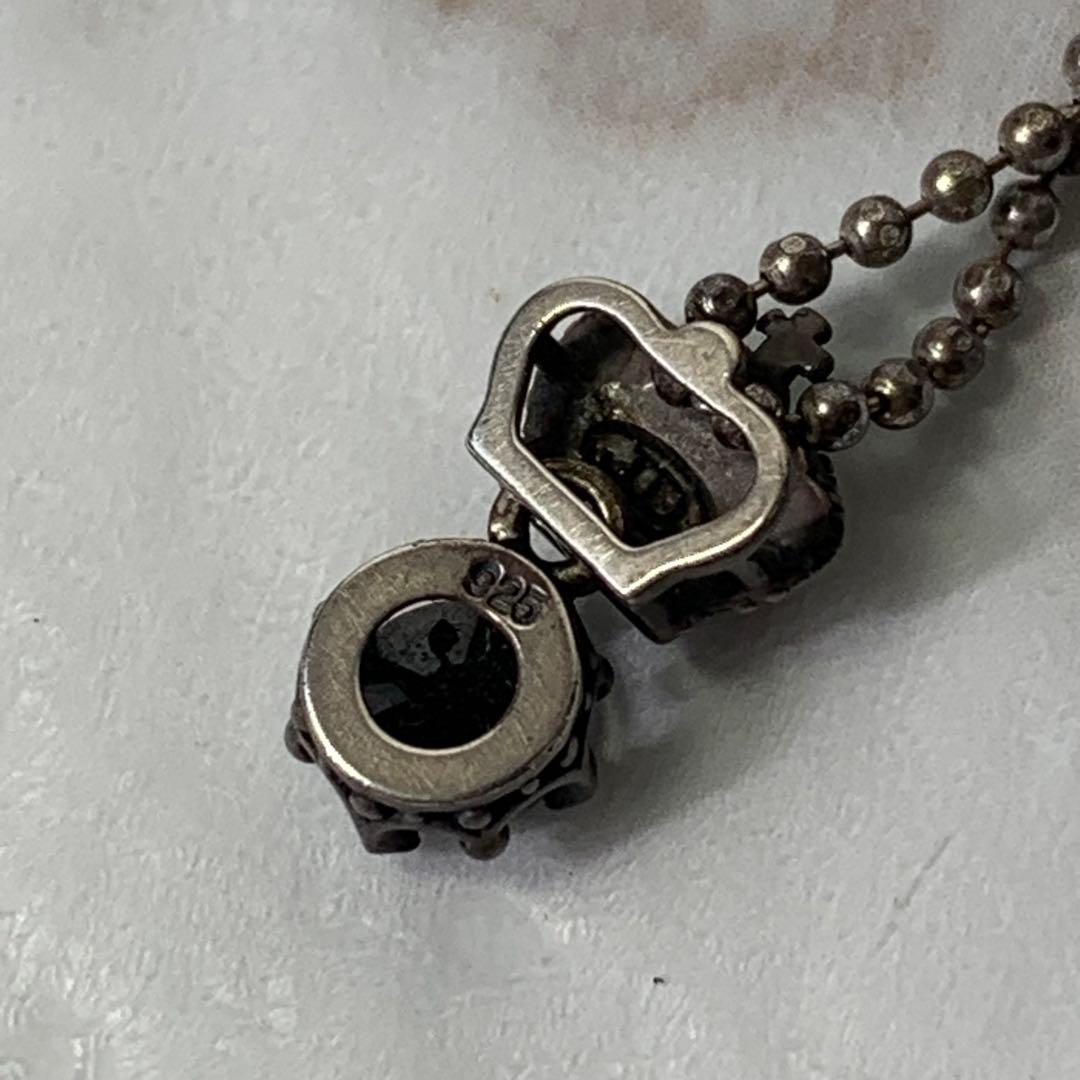 Justin Davis ネックレス ブラック クラウン silver925