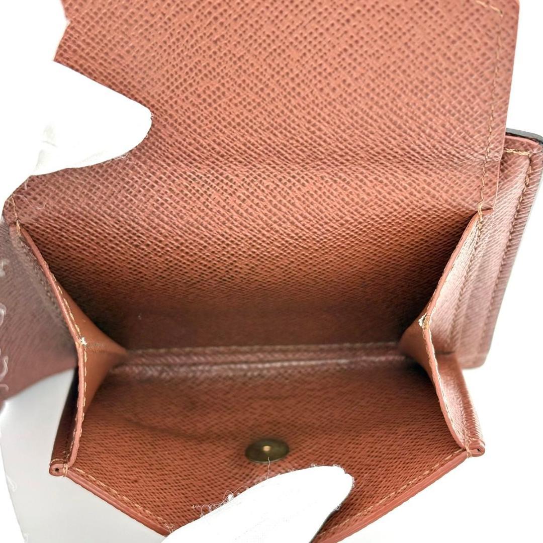 ルイヴィトン 折財布 モノグラム ポルトフォイユ マルコ NM 茶 1973