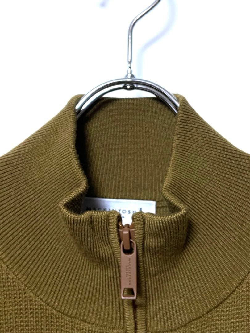 【本日限定価格】マッキントッシュロンドン ジップアップニット カーディガン LL