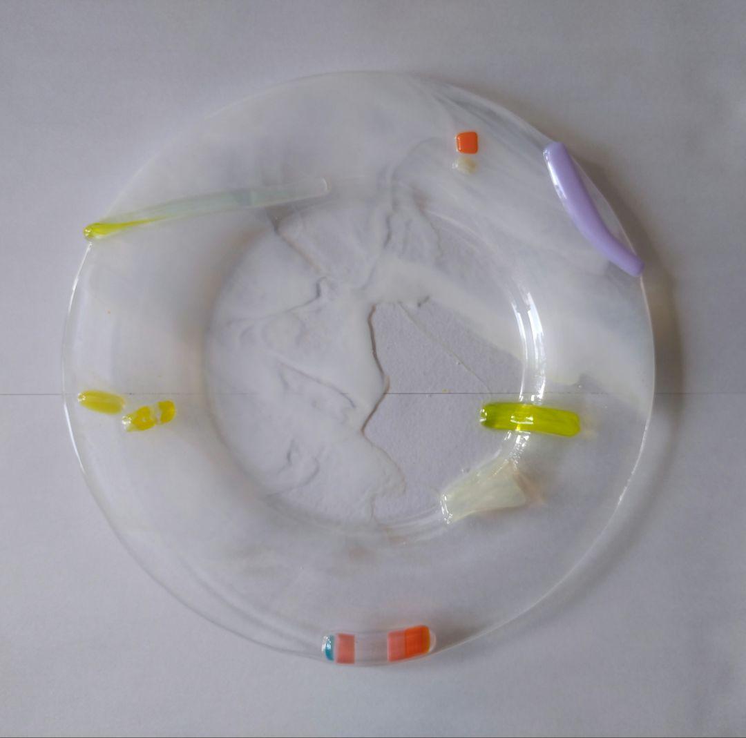 天気雨さん コラージュ皿