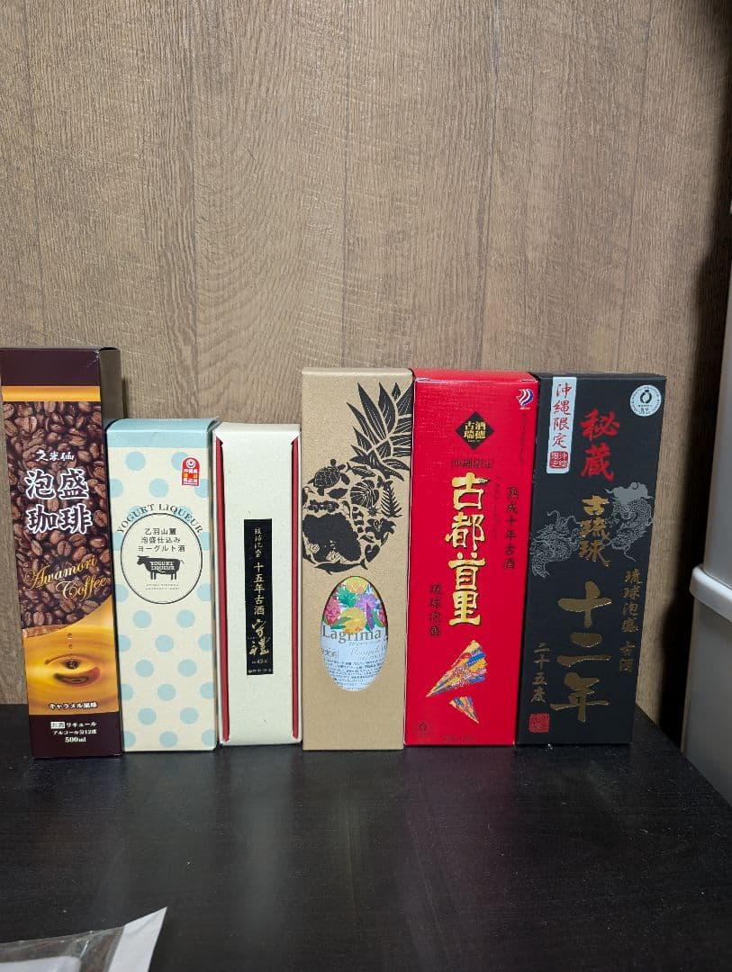 泡盛5本　ワイン１本　計6本セット