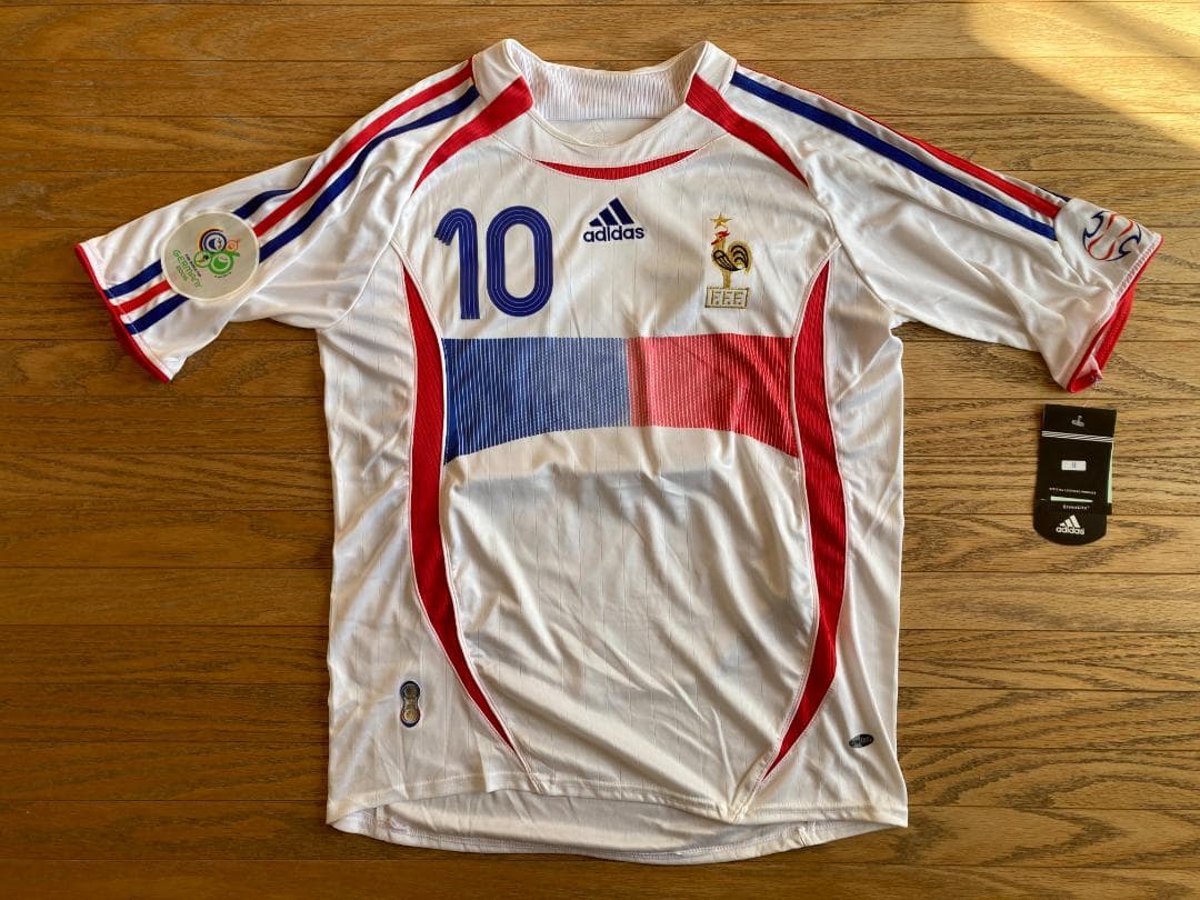 未使用品　ジダン　ワールドカップ2006　フランス代表　ユニフォーム Ｍサイズ