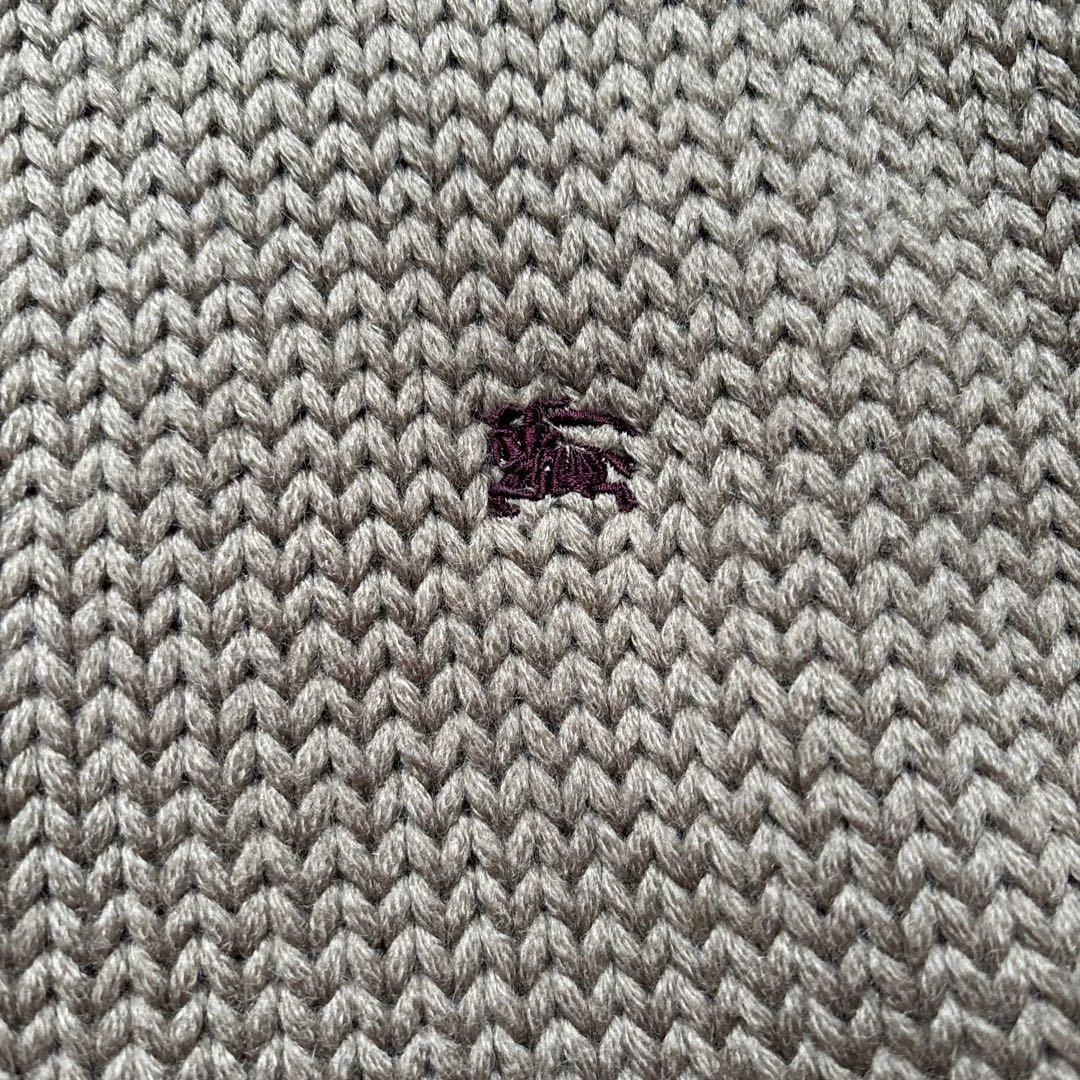 本日限定価格　バーバリーブラックレーベル　ニットブルゾンラビットファー付き