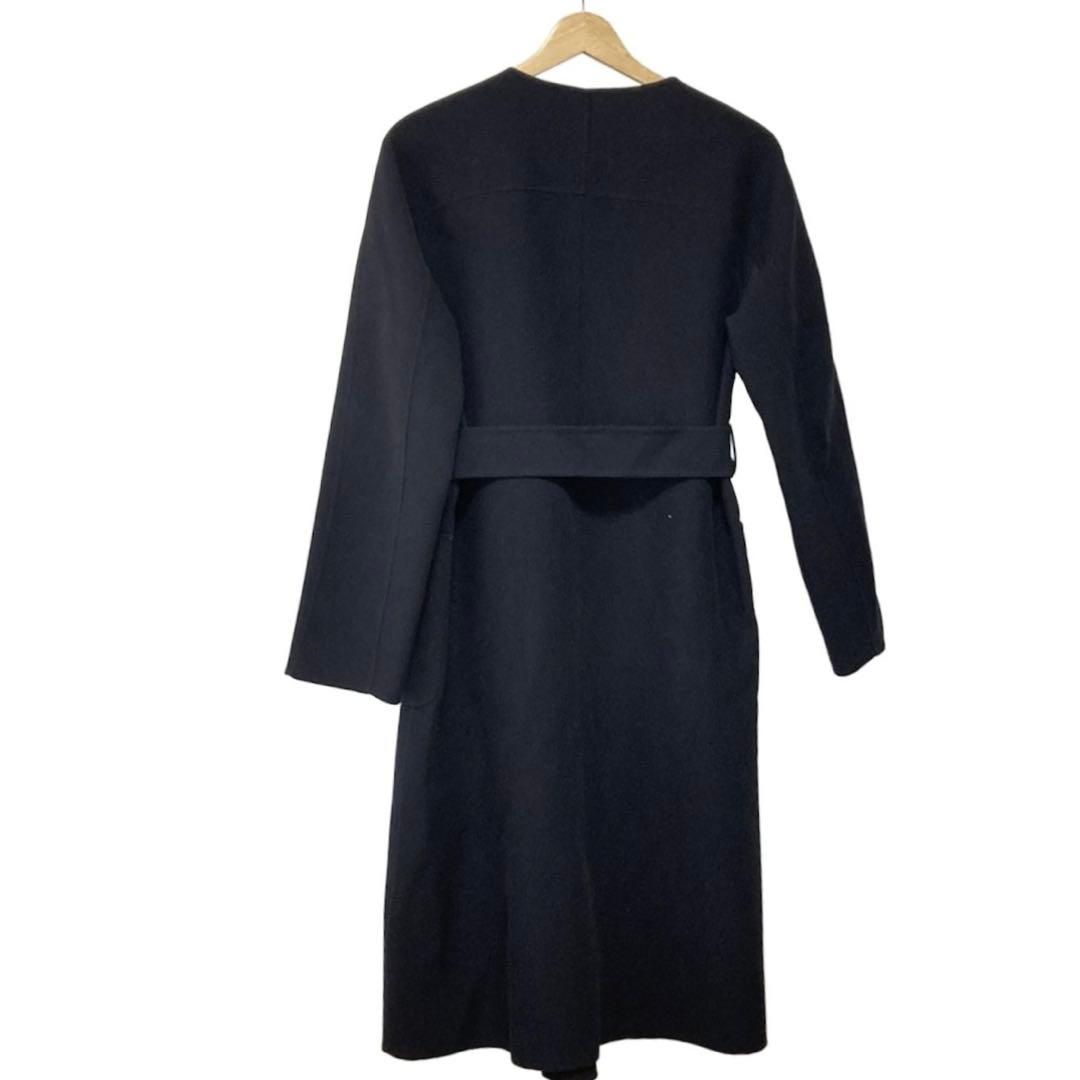 ANAYI アナイ ノーカラーコート ネイビー38