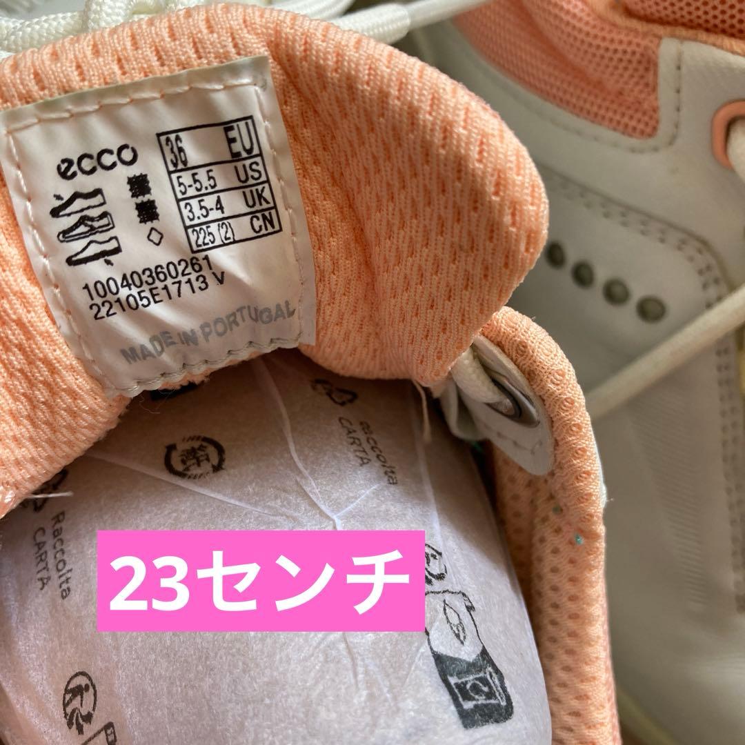 美品ですよ！ecco ゴルフシューズ　23センチスパイクレス