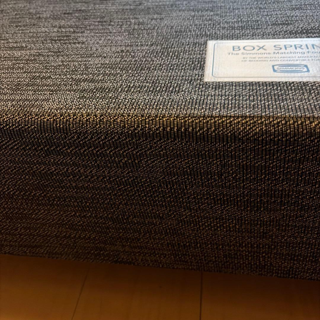 シモンズ　セミダブル　ボックススプリング　埼玉県引き取りのみ
