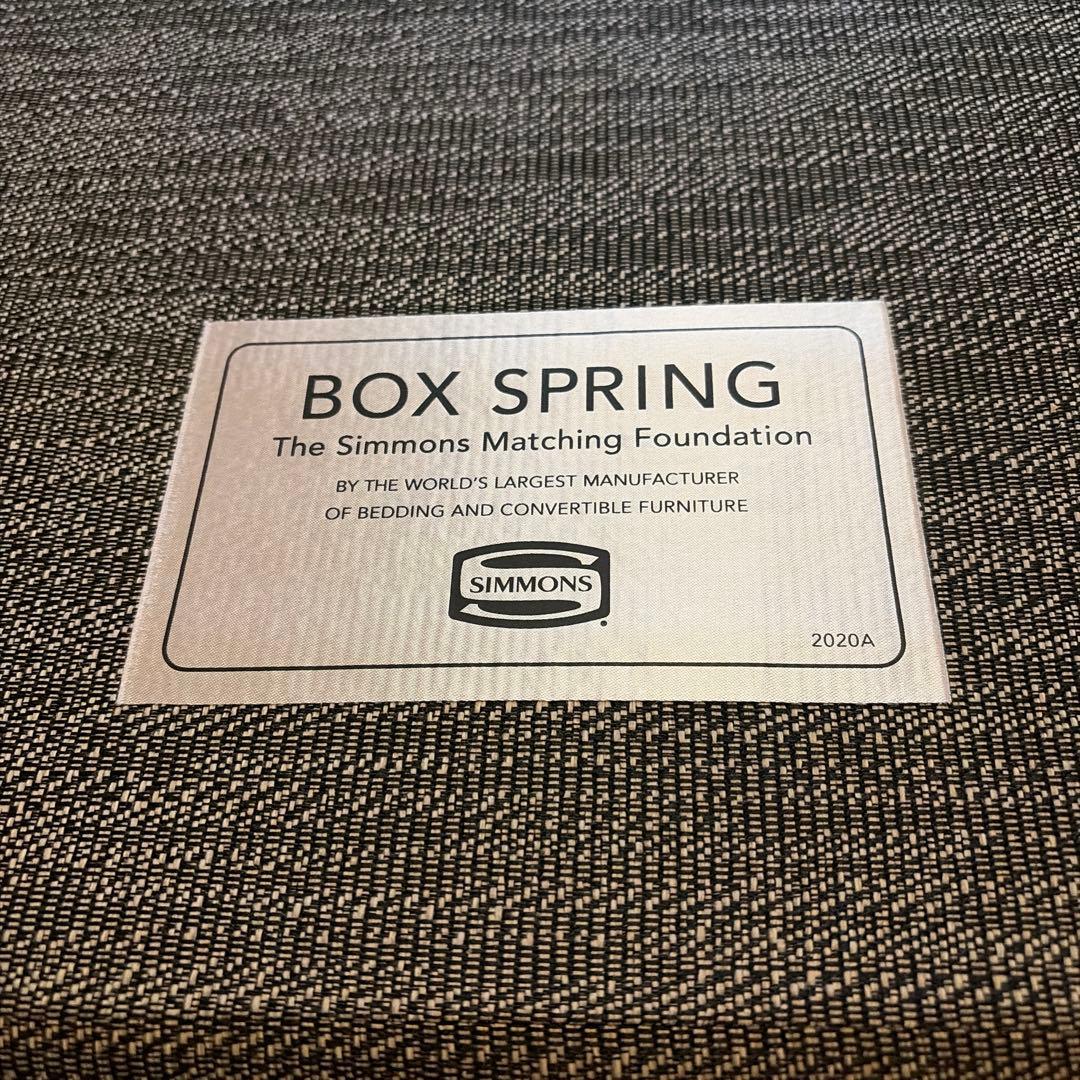 シモンズ　セミダブル　ボックススプリング　埼玉県引き取りのみ