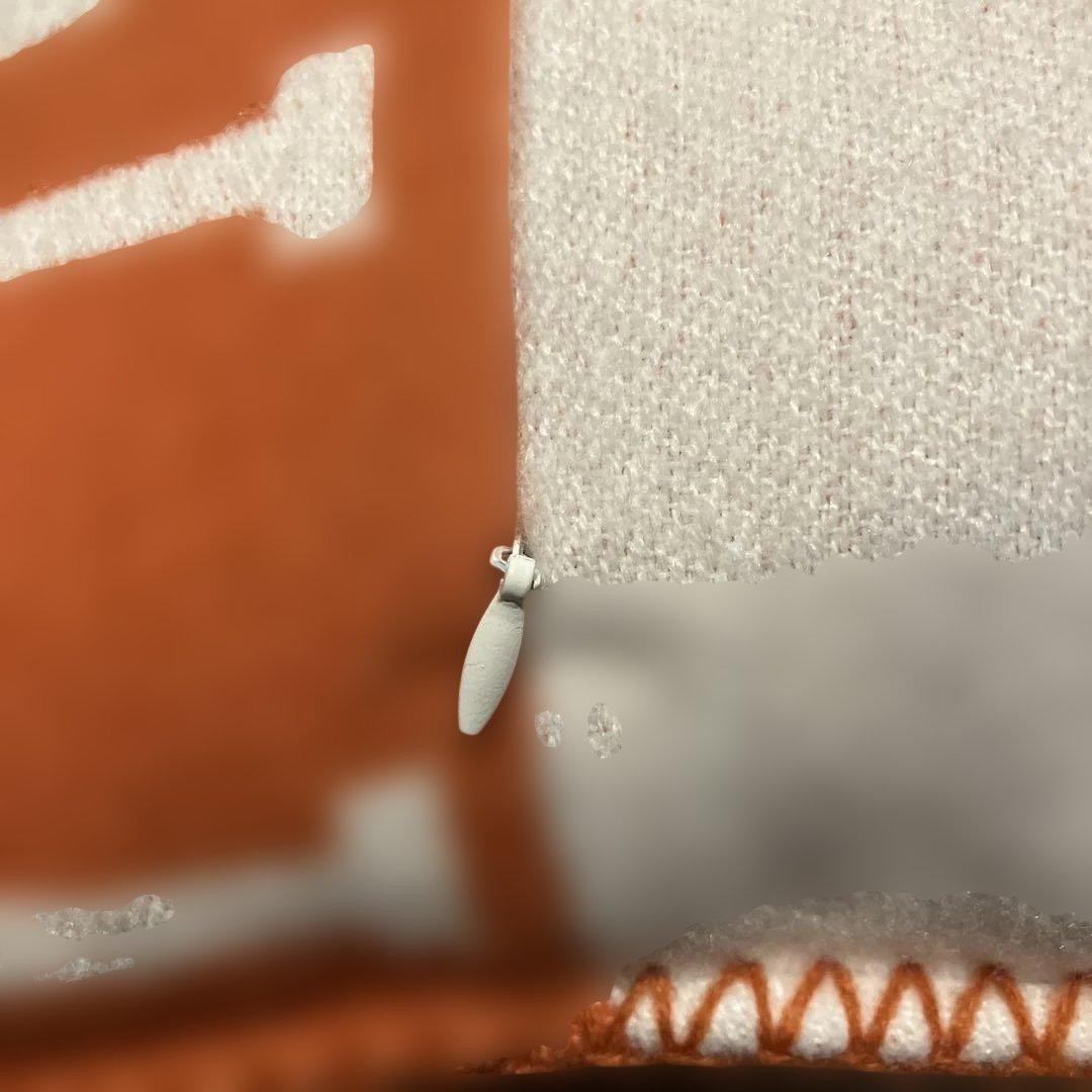 HERMES Hロゴ クッション オレンジ