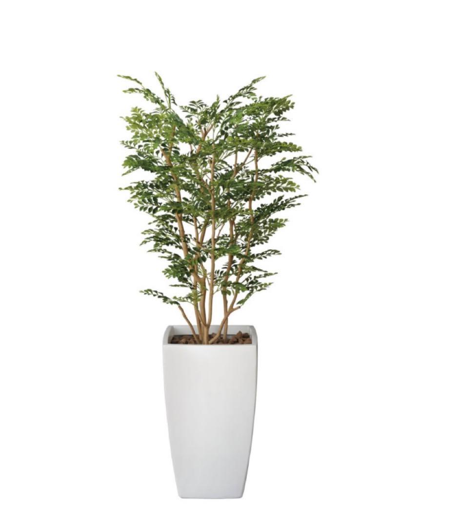 光触媒　人工観葉植物　フェイクグリーン　アートゴールデンツリー1.8m