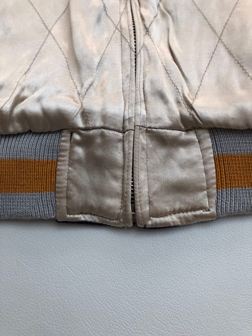 旧ドゥニーム　スカジャン 鷹刺繍 ネイビー