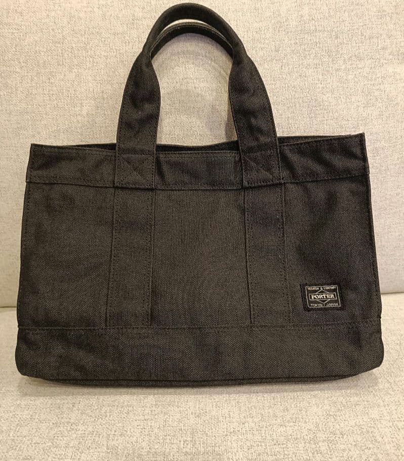 美品　PORTER ポーター スモーキー トートバッグ　ブラック S