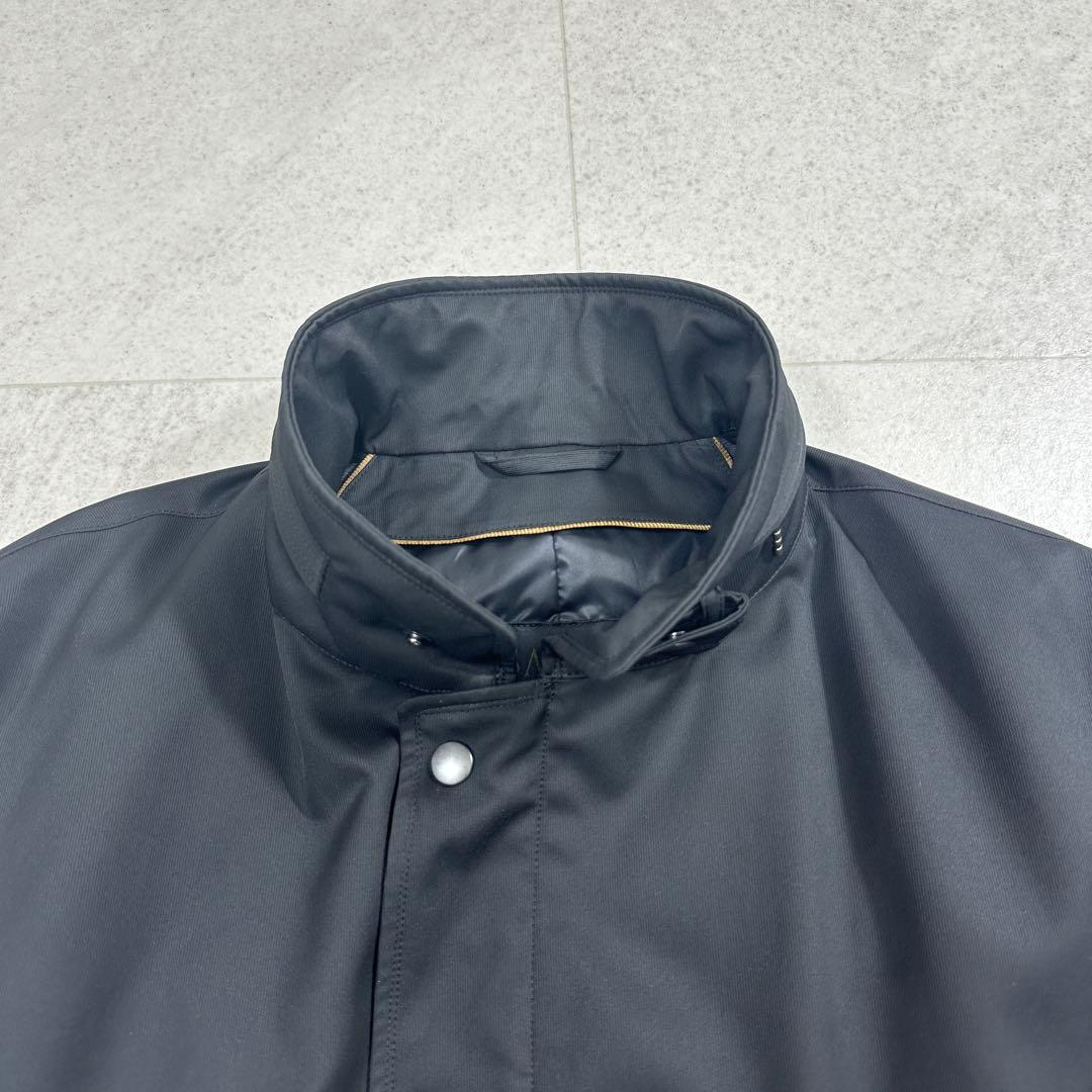 【SANYO】ゴアテックス ダウンライナー付 ステンカラーコート フード M